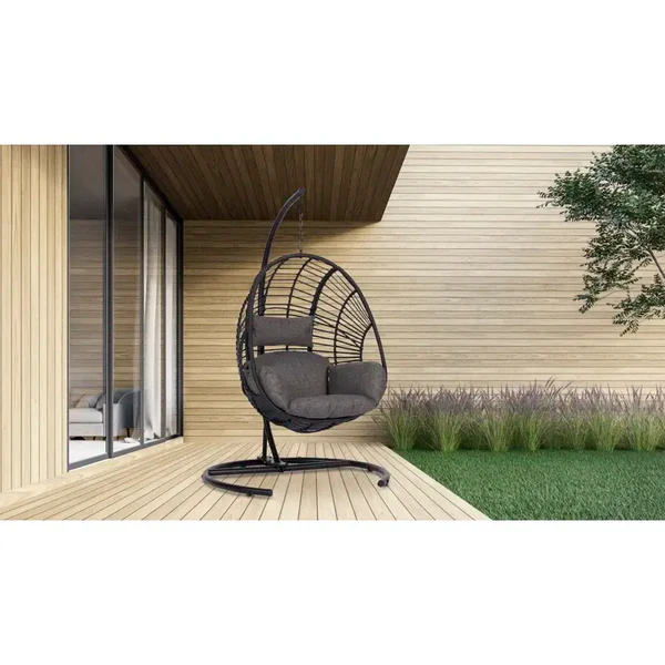 Egg Chair Caitlynn – Hanging Outdoor Chair with Stand