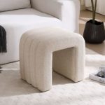 Luxury 49cm Storage Ottoman Footstool – Tufted Upholstered Seat with Hidden Storage & Adjustable Legs