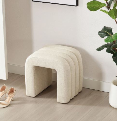 Luxury 49cm Storage Ottoman Footstool – Tufted Upholstered Seat with Hidden Storage & Adjustable Legs - Image 12