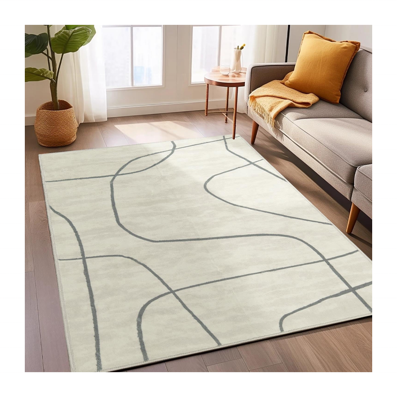 Washable Rug Abstract Rugs Aesthetic Minimalist Carpets Indoor Floor Cover Carpet for Living Room - Image 5